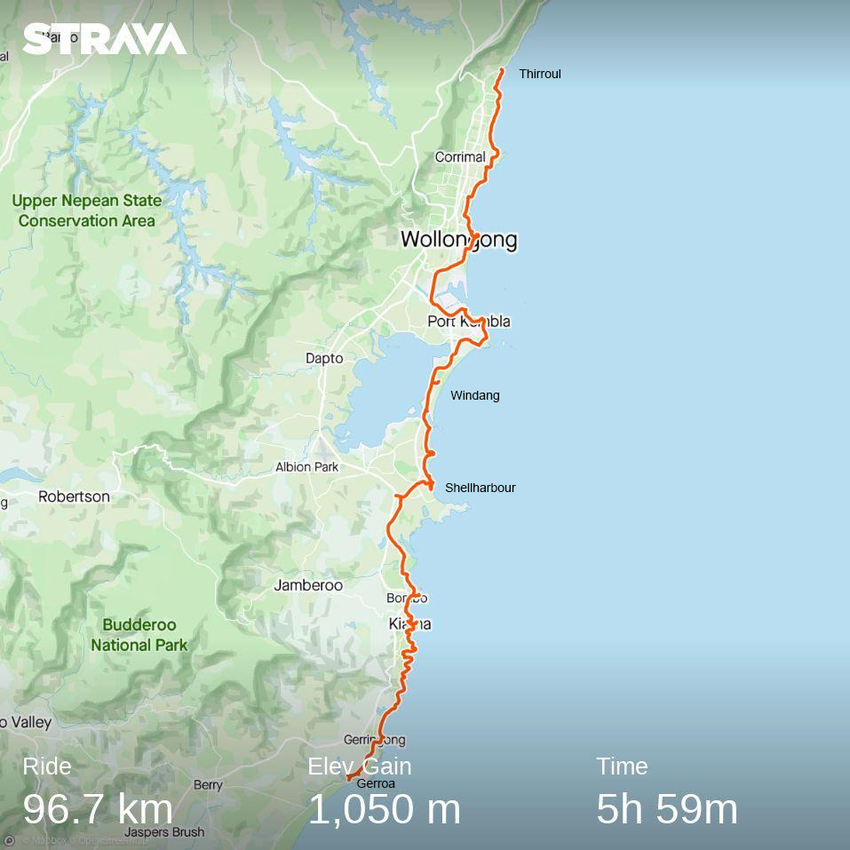 Thirroul to Gerroa