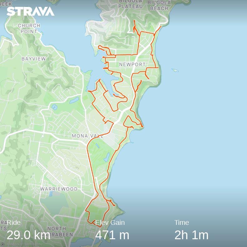 Mona Newie loop STRAVA