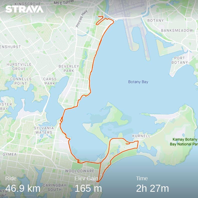 Strava route